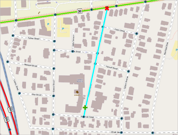 Locating the From measure and To measure values for the events Locating the From measure and To measure values for the events